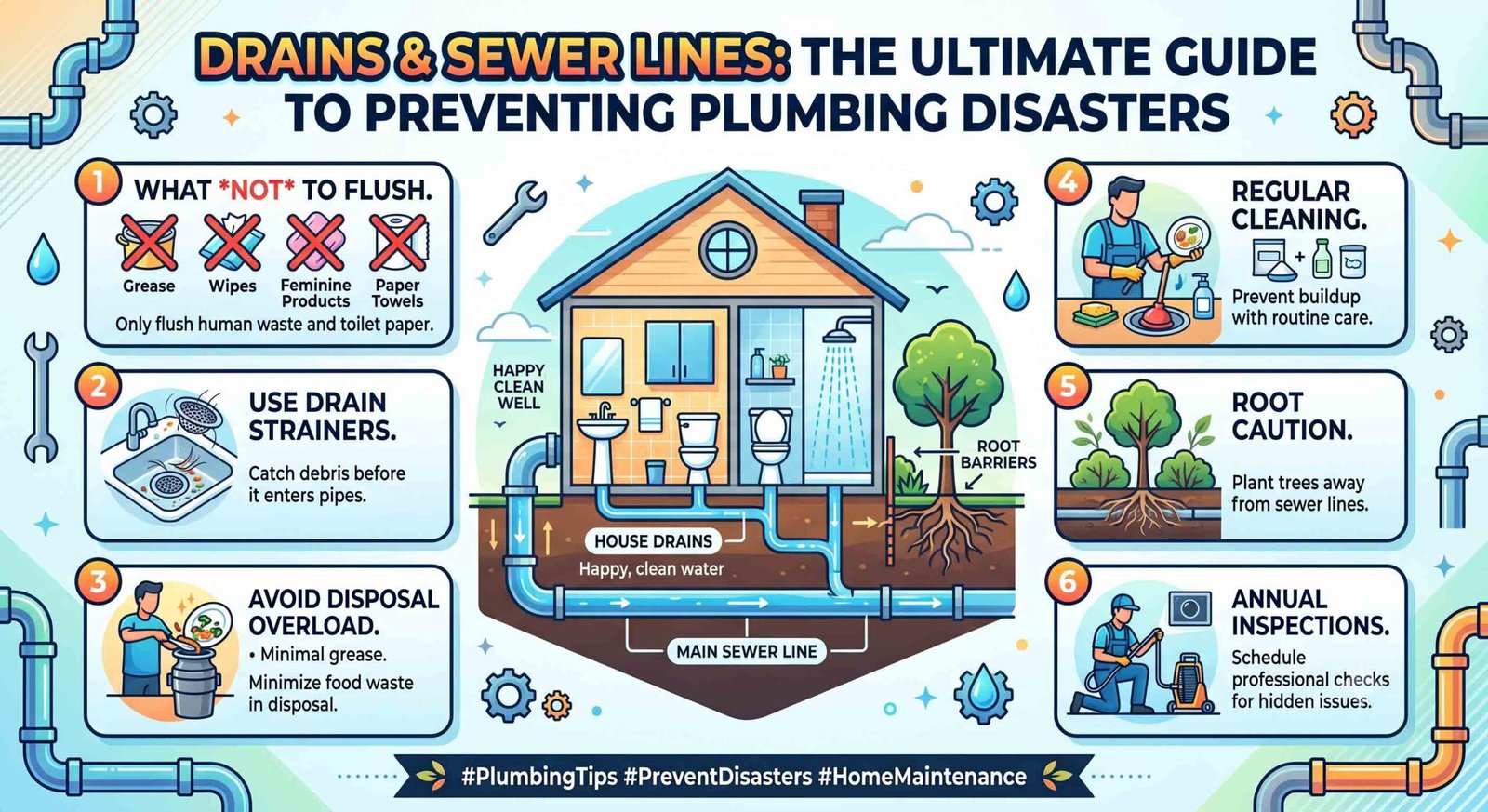 Drains and Sewer Lines The Ultimate Guide to Preventing Plumbing Disasters